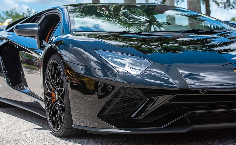 photo of yellow lamborghini sports car